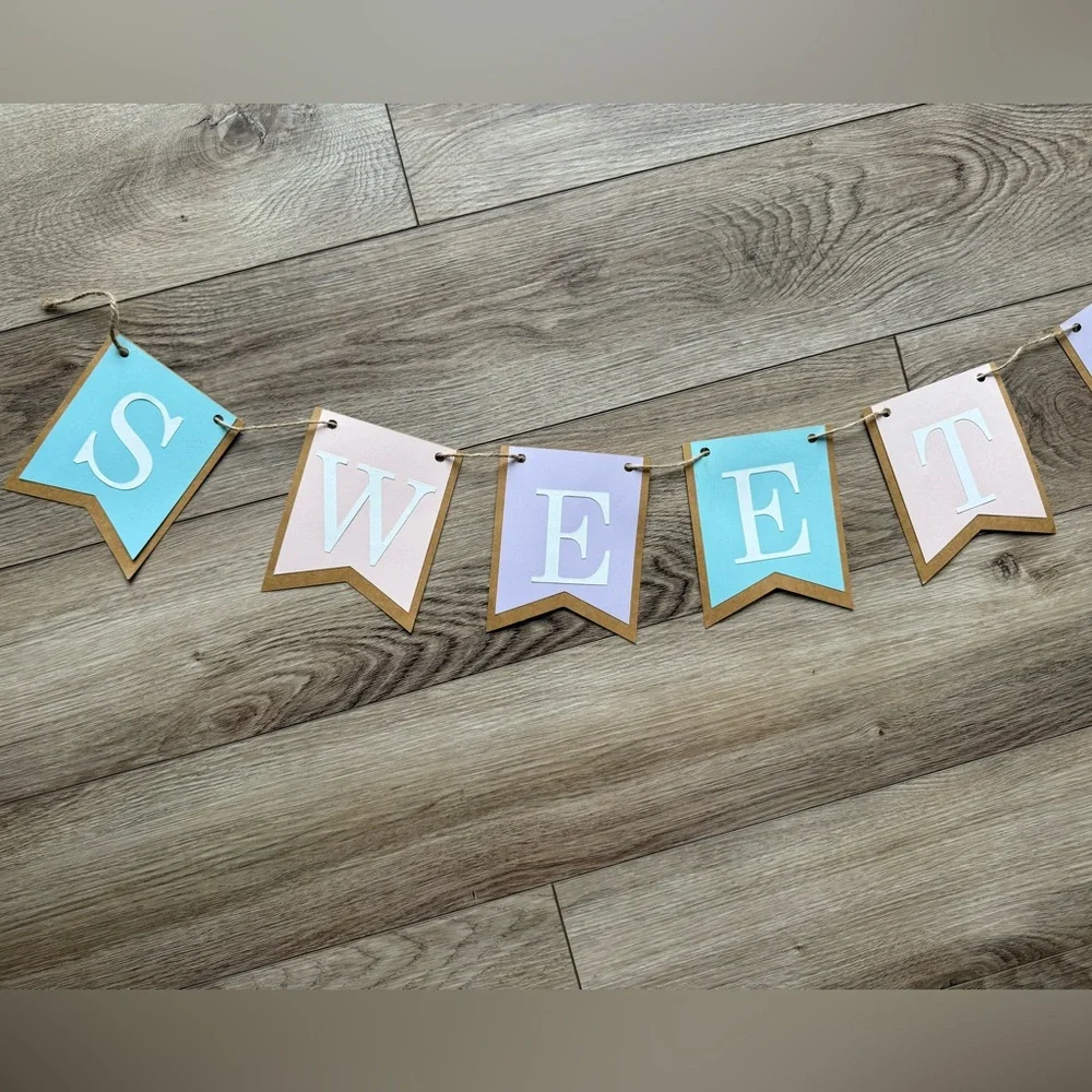 🎂“Sweet One” First Birthday Banner and Highchair Banner